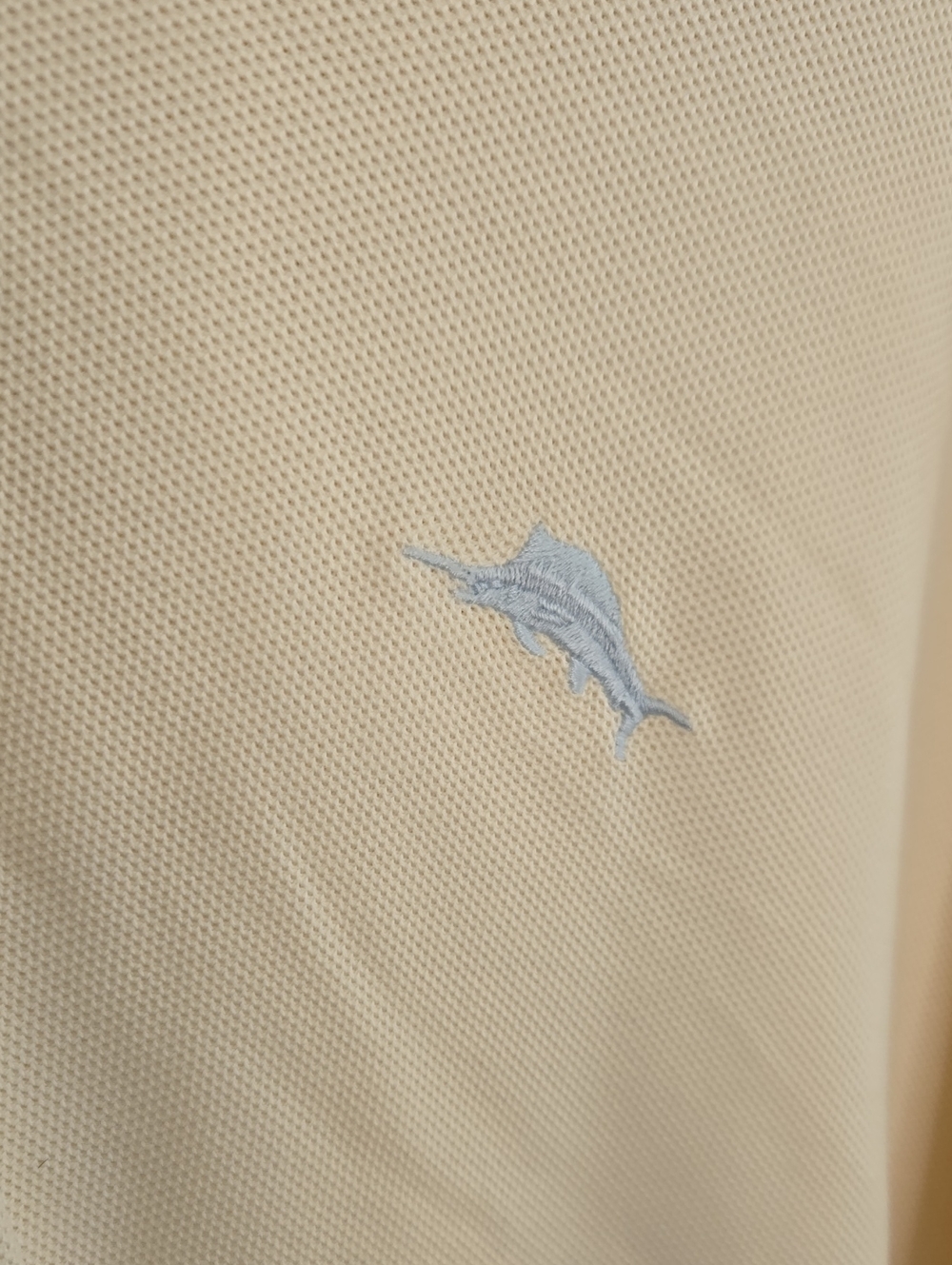 Tommy Bahama Ivory Emfielder Polo Shirt XL Mens Supima Cotton Coastal Golf Resor - Picture 3 of 6